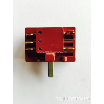 Interruptor giratorio para control de temperatura.